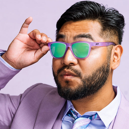 Lilac It like That | lavender purple sunglasses with green lenses| OG goodr sunglasses